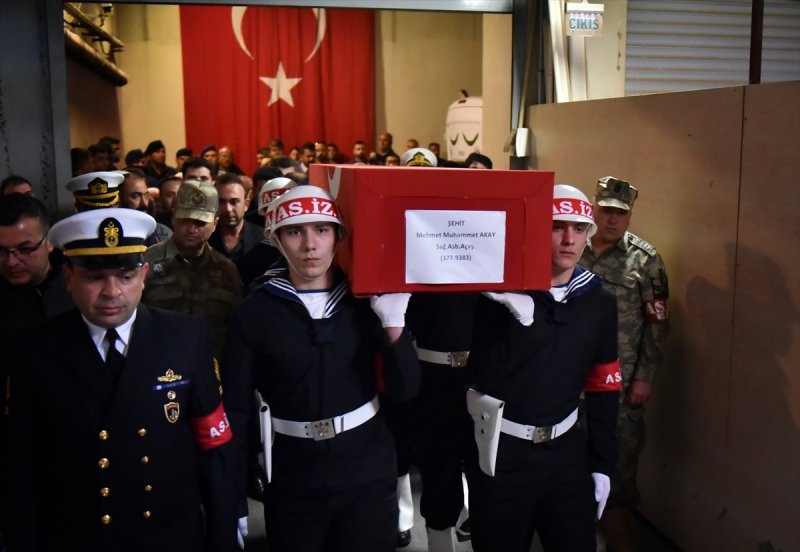 İdlib Şehitleri Memleketleri Mersin'e Getirildi