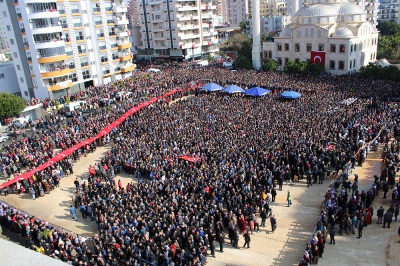 Mersinli Şehit Uzman Onbaşı İbrahim Tüzel Son Yolculuğuna Uğurlandı