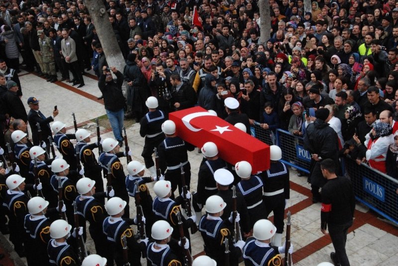 Silifkeli Şehit Uzman Çavuş, Yağmur Altında Son Yolculuğuna Uğurladı