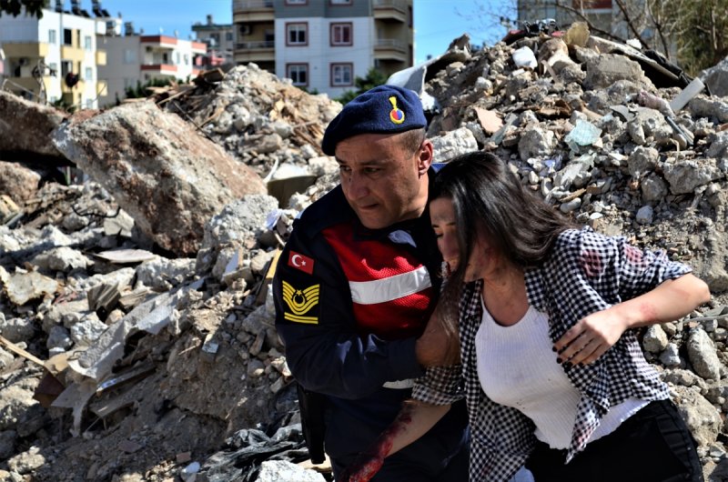 Mersin'de Gerçeğini Aratmayan Deprem Tatbikatı