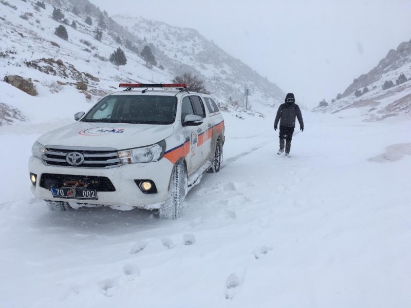 Karaman’da Kayıp Şahıs İçin Arama Kurtarma Çalışması Başlatıldı