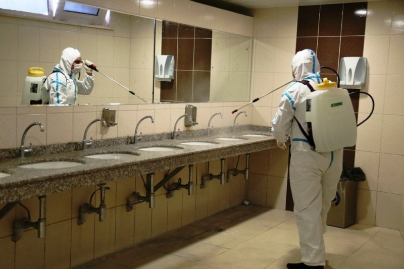 Aksaray Üniversitesi'nde Sterilizasyon Çalışmaları