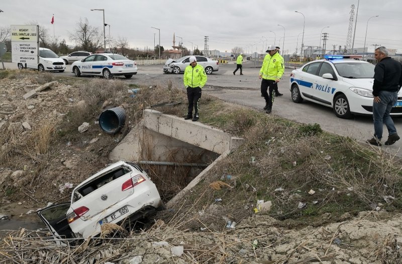 Aksaray Trafik Kazası : Askeri Personel Yaralandı