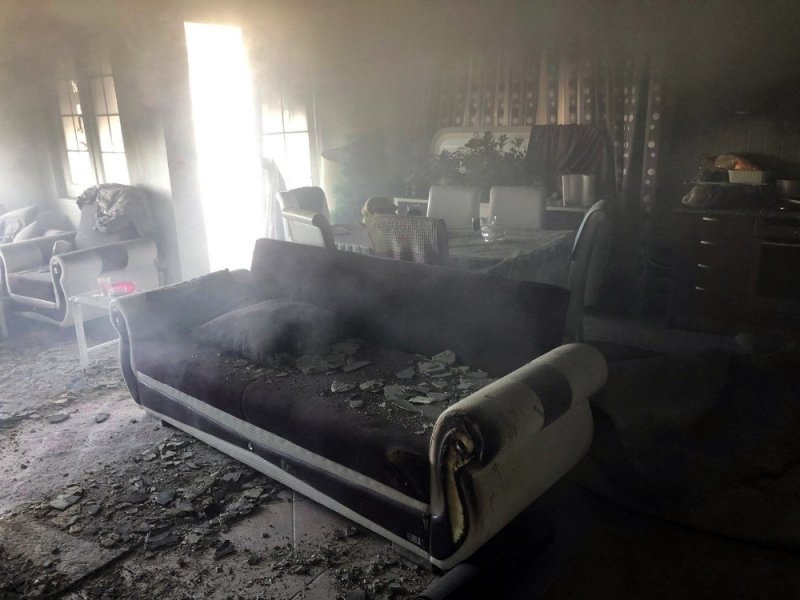 Antalya'da Ev Yangını