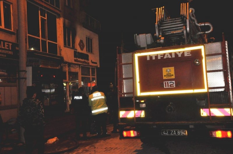 Konya Seydişehir'de Yangın Paniği