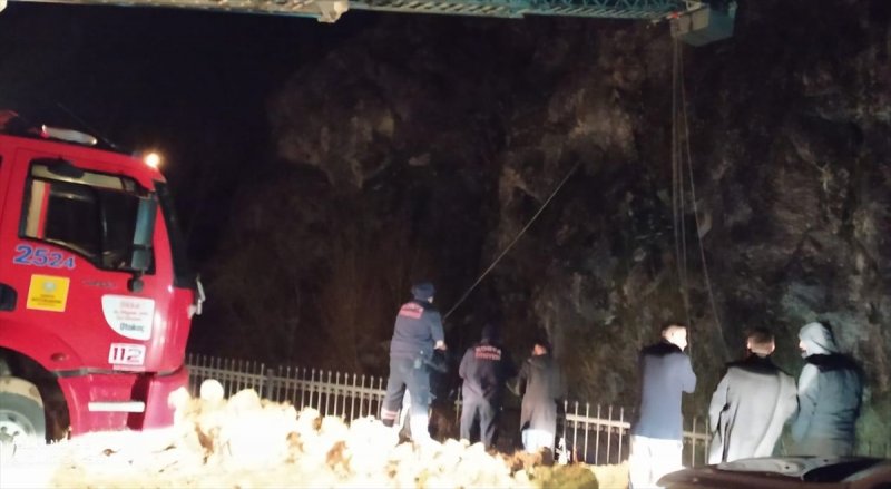 Konya'da İtfaiye Ekiplerinden Kurtarma Operasyonu