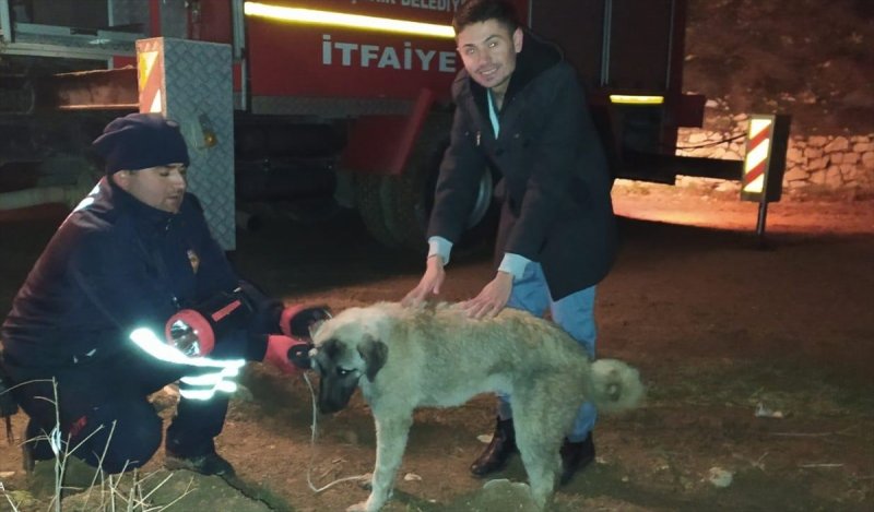 Konya'da İtfaiye Ekiplerinden Kurtarma Operasyonu