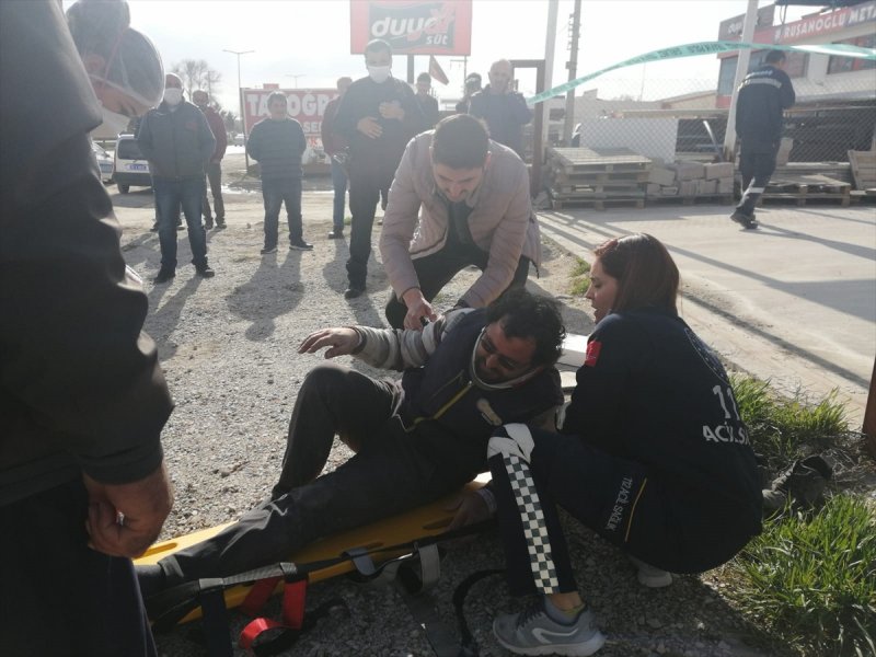 Konya'da Elektrik Akımına Kapılan 3 İşçi Yaralandı