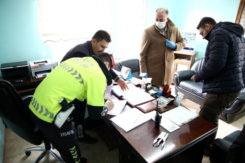 Aksaray Otogarında Seyahat İzin Kurulu Göreve Başladı