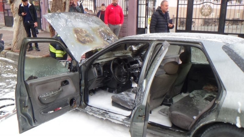 Konya’da Oto Yangını