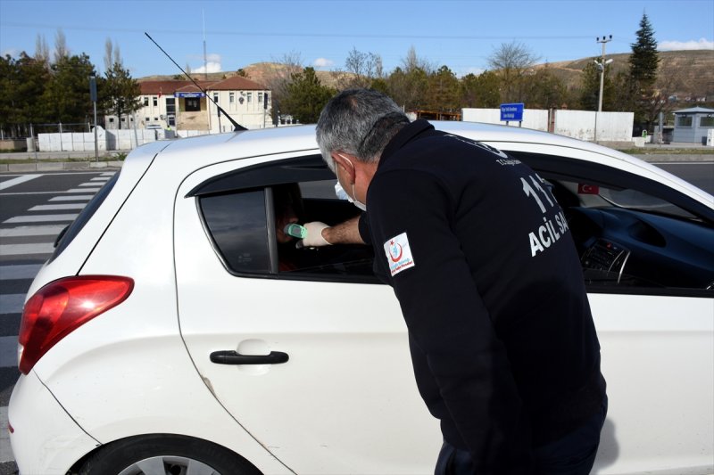 Aksaray'da Trafik Kontrol Noktalarında 