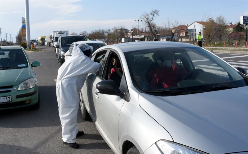 Aksaray'da Trafik Kontrol Noktalarında 