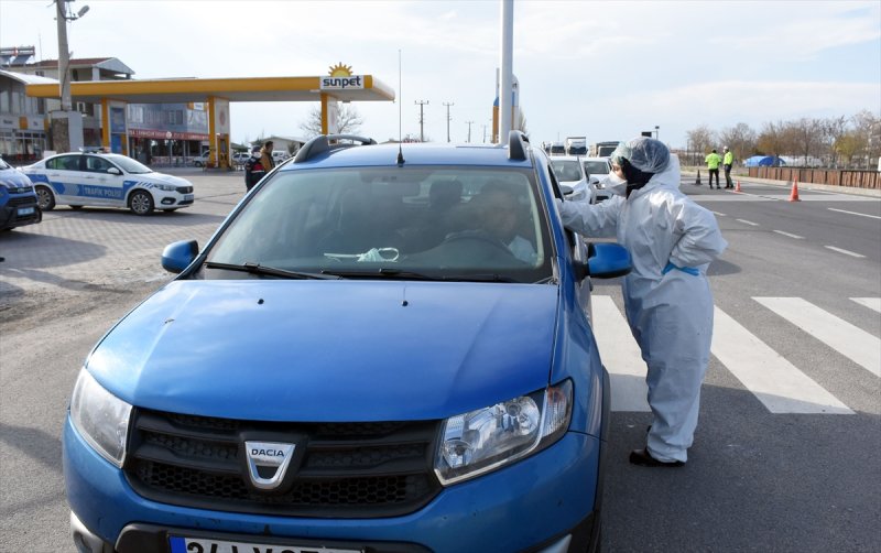 Aksaray'da Trafik Kontrol Noktalarında 