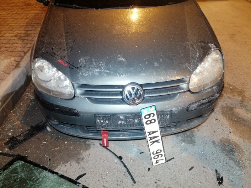 Aksaray'da Alkollü Sürücü Ortalığı Dağıttı