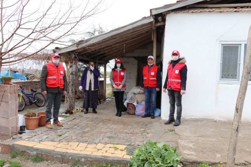 Aksaray’da Kızılay'ın Destek Çalışmaları