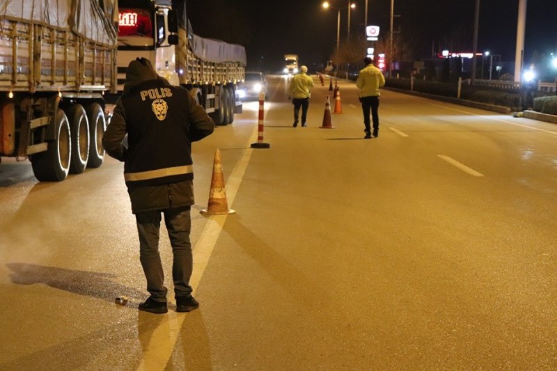 Karaman Trafik Kontrol Noktalarında Sürücülere Uyarı