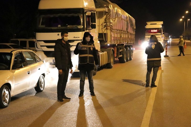 Karaman Trafik Kontrol Noktalarında Sürücülere Uyarı