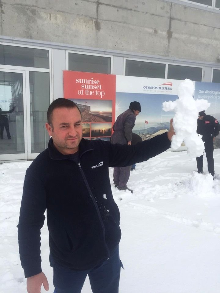 Antalya’nın 2 Bin 365 Metre Zirvesine Kar Düştü