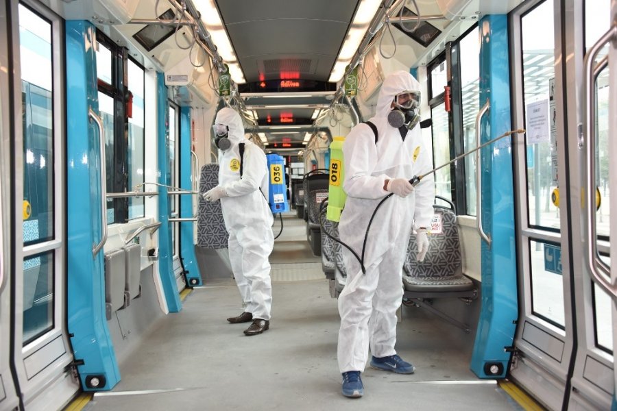 Konya’da Dezenfeksiyon Çalışmaları Artarak Devam Ediyor