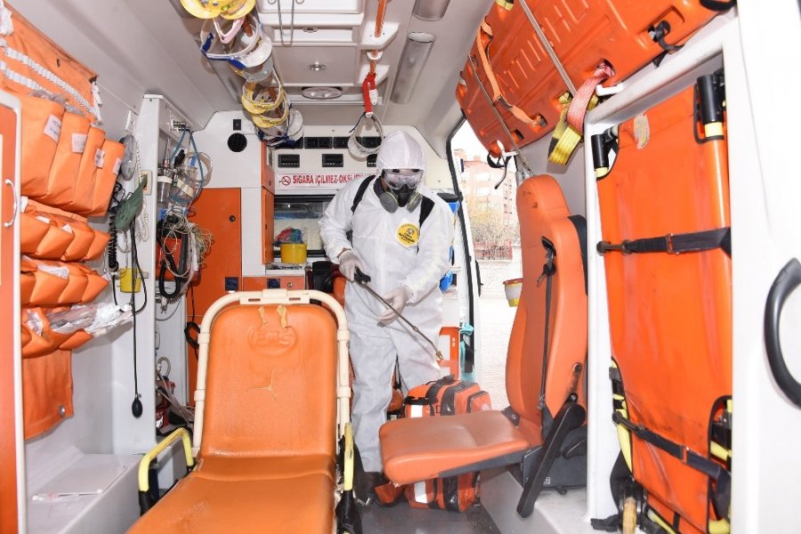 Konya’da Dezenfeksiyon Çalışmaları Artarak Devam Ediyor