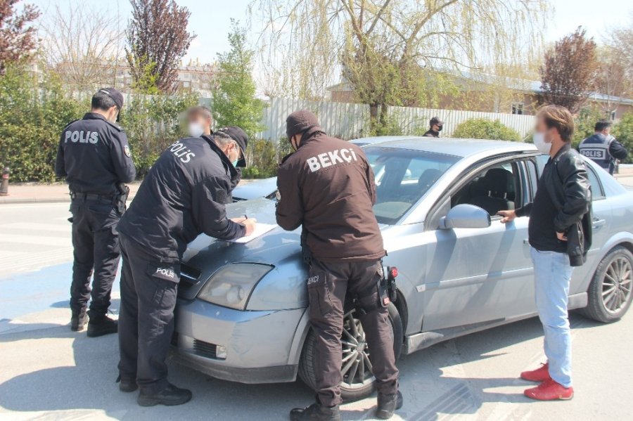 Konya'da Yasağa Uymayanlar Cezadan Kurtulamadı
