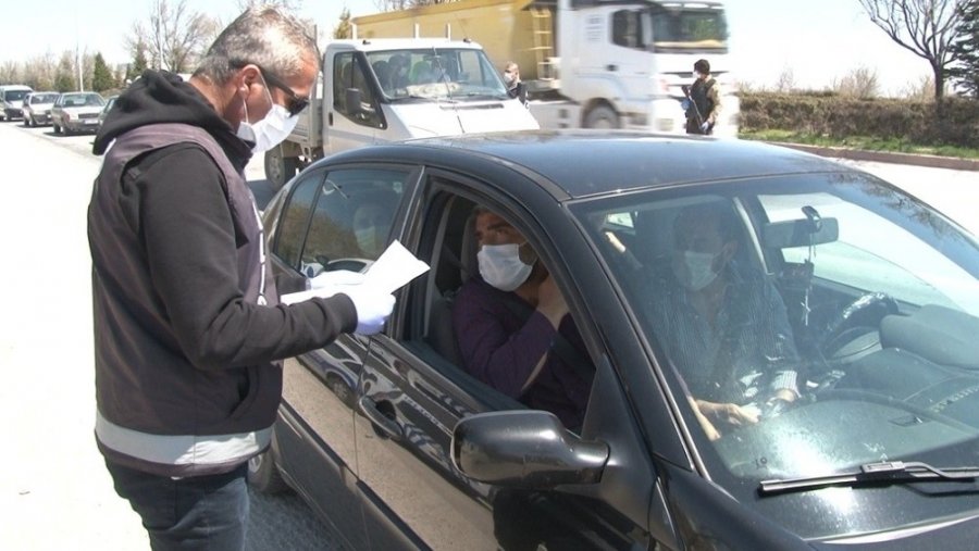 Konya Giriş Çıkışlarında Kontroller Devam Ediyor