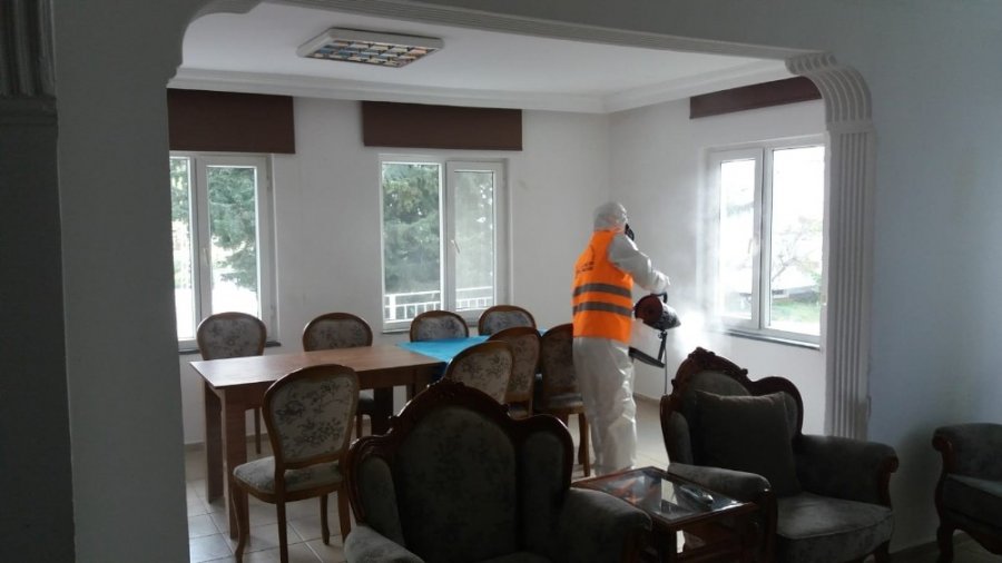 Büyükşehirin İlçelere Denzenfekte Çalışması Devam Ediyor