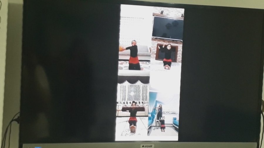 Ermenek'te 23 Nisan Online Kutlandı