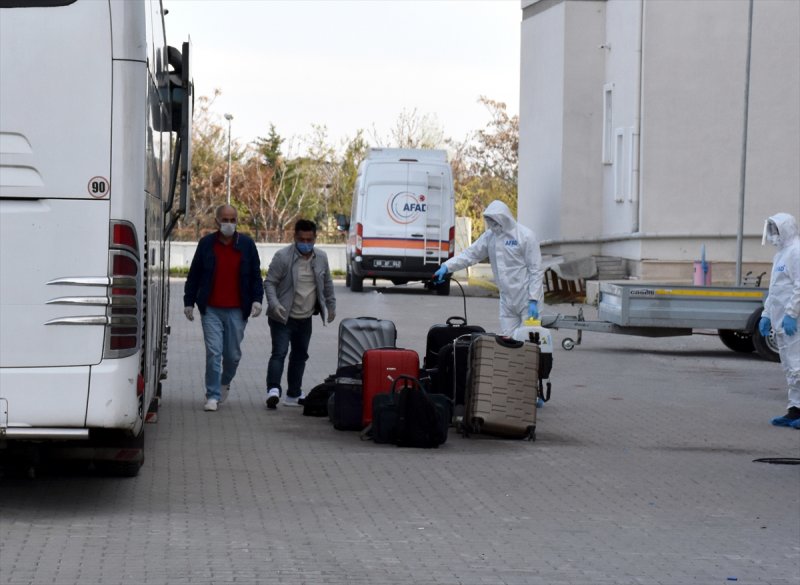 Fas'tan Getirilen 277 Türk Vatandaşı Aksaray'daki Yurda Yerleştirildi