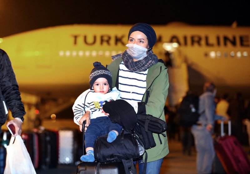 Fas'tan 277 Türk Vatandaşı Thy Uçağıyla Ankara'ya Getirildi