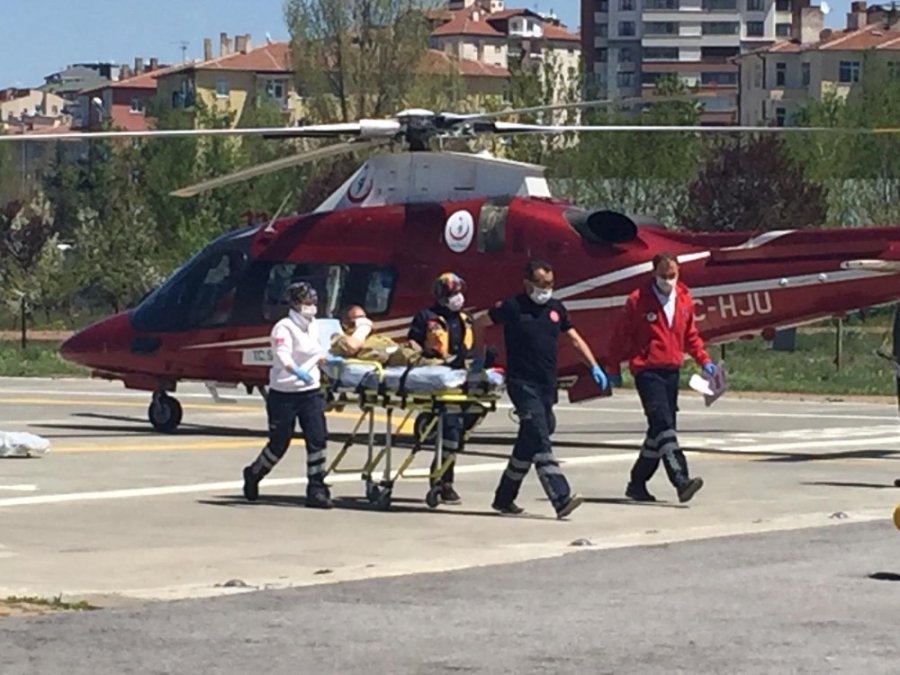 Kayseri'de Odun Kesen Vatandaş Kolunu Kaptırdı