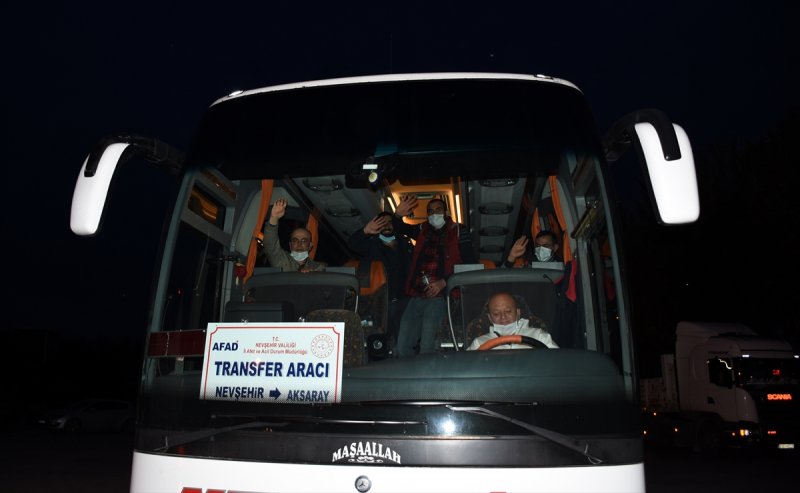 Rusya'dan Getirilen 98 Türk Vatandaşı Aksaray'daki Yurda Yerleştirildi