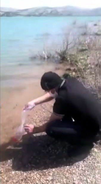 Altınapa Baraj Gölüne Balık Bırakan Esrarengiz Amerikalı