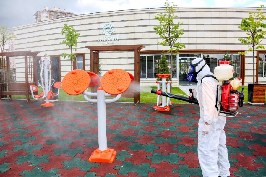 Meram’da Parklar Çocuklar İçin Hazır