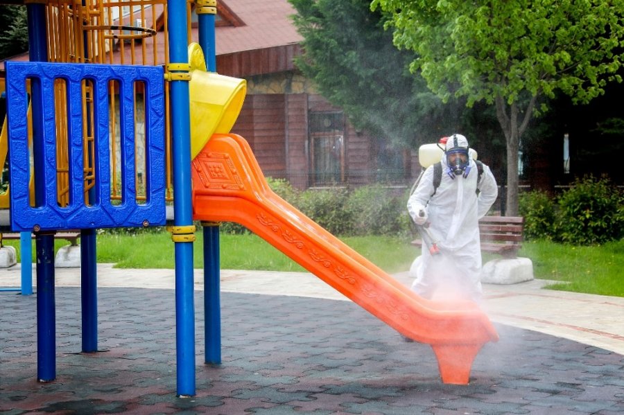 Meram’da Parklar Çocuklar İçin Hazır