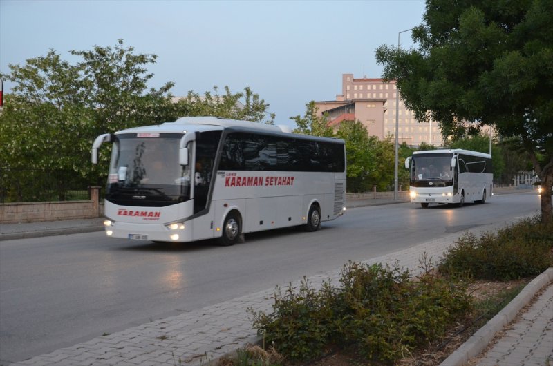 KKTYavru Vatan Kıbrıs'tan Gelen 288 Kişi Karaman'da KarantinadaC'den Getirilen 288 Kişi Karaman'da Yurda Yerleştirildi