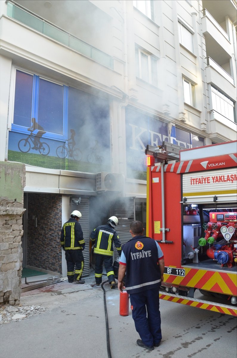 Karaman'da KETEM'de Yangın Korkuttu