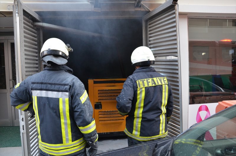 Karaman'da KETEM'de Yangın Korkuttu