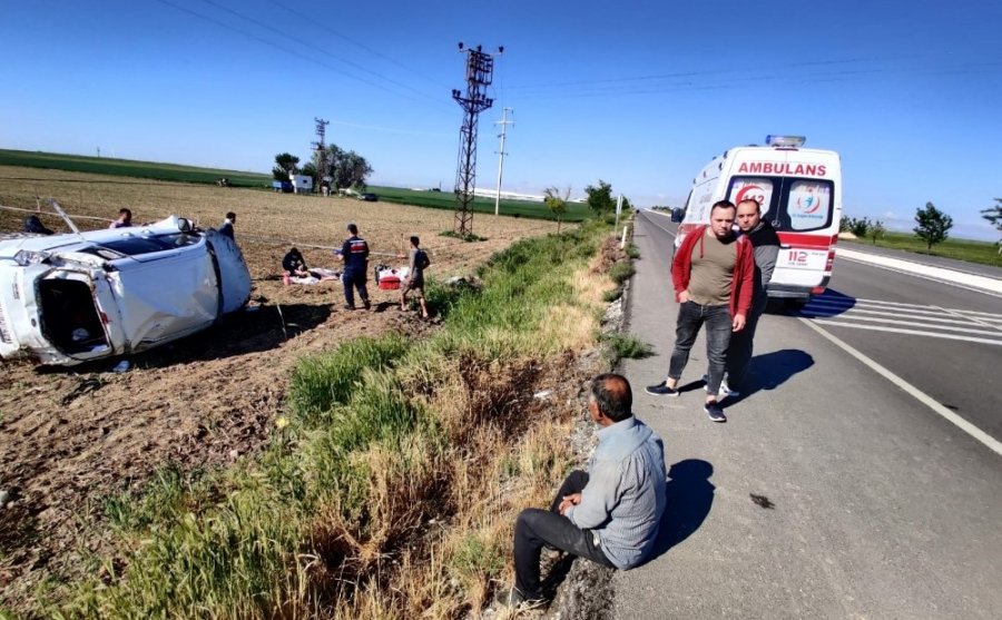 Aksaray Konya Yolunda Feci Kaza 4 Yarali