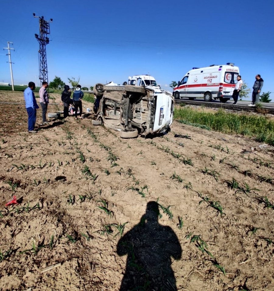 Aksaray Konya Yolunda Feci Kaza : 4 Yaralı
