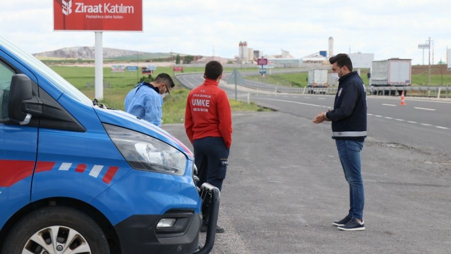 Aksaray’da Sınırlandırma Kapsamında Kara Yolları Denetim Altında