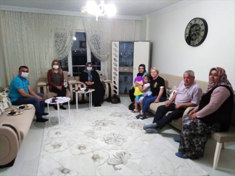 Ereğli'de Şehit Ailelerine Ziyaret