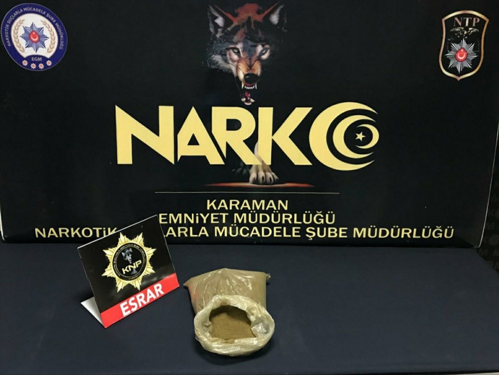 Karaman'da Zehir Tacirlerine Darbe