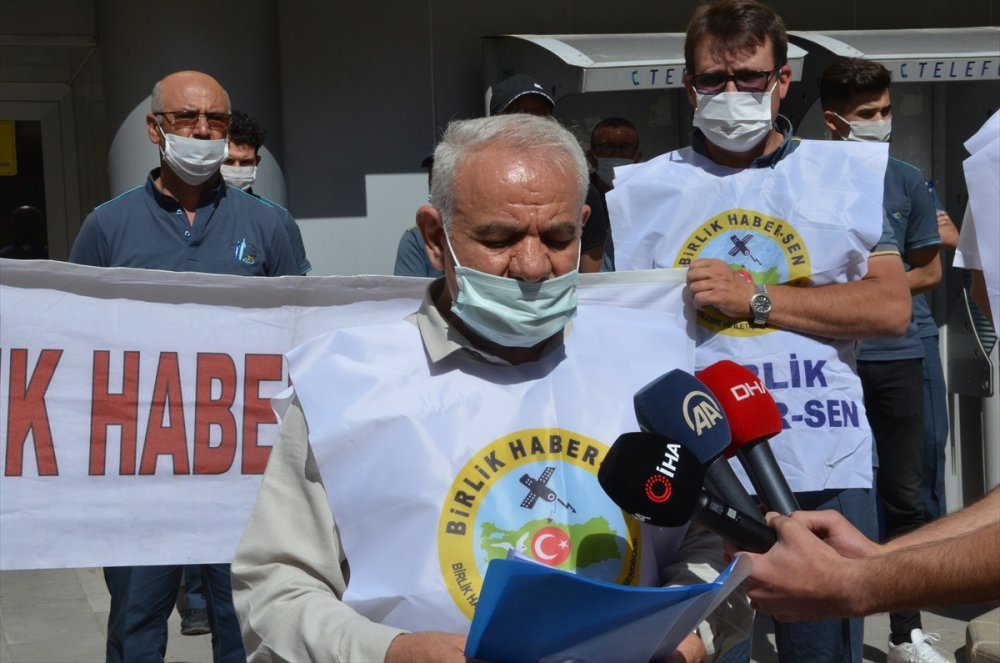 Karaman'da PTT Çalışanlarından Protesto