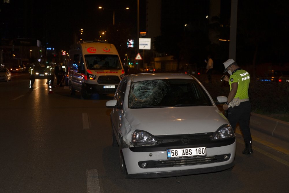 Başkentte Otomobilin Çarptığı Yaya Hayatını Kaybetti