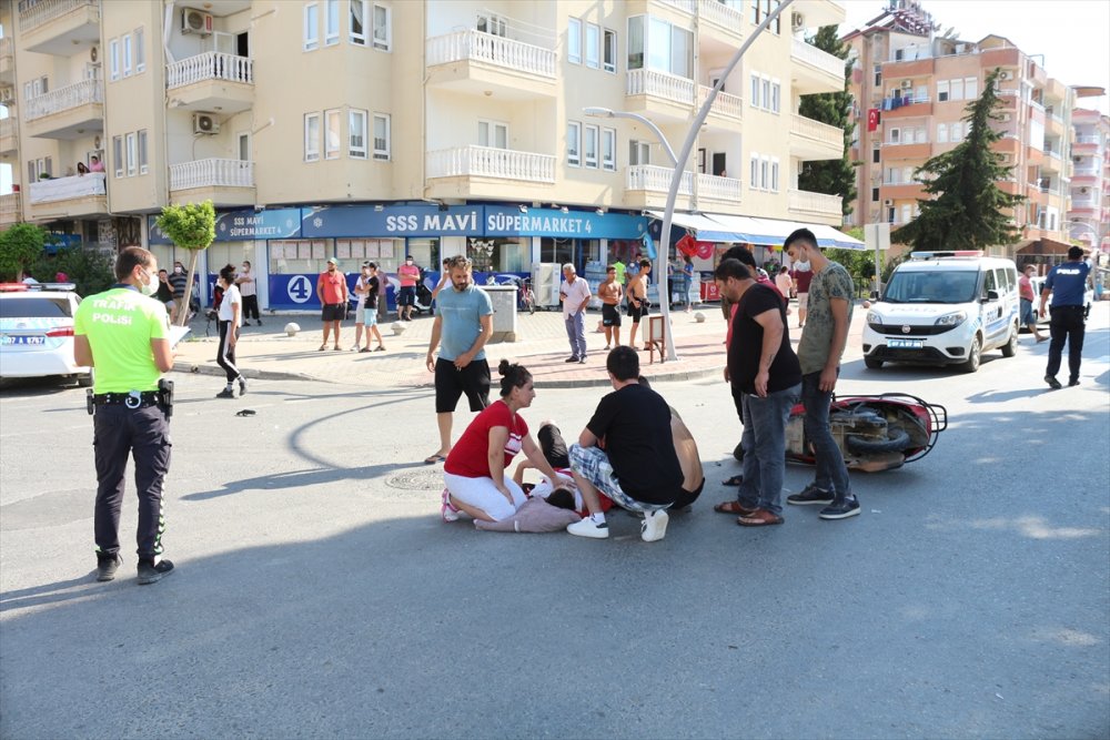 Antalya'da Trafik Kazası: 1 Yaralı
