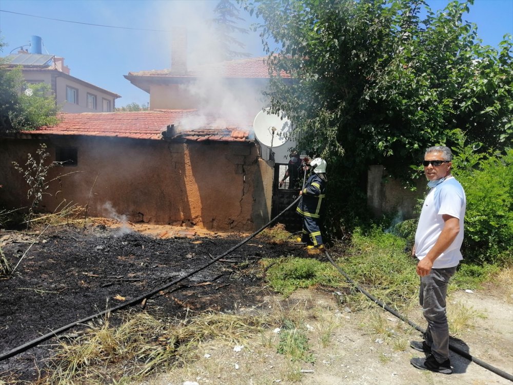 Konya'da Yangın Paniği