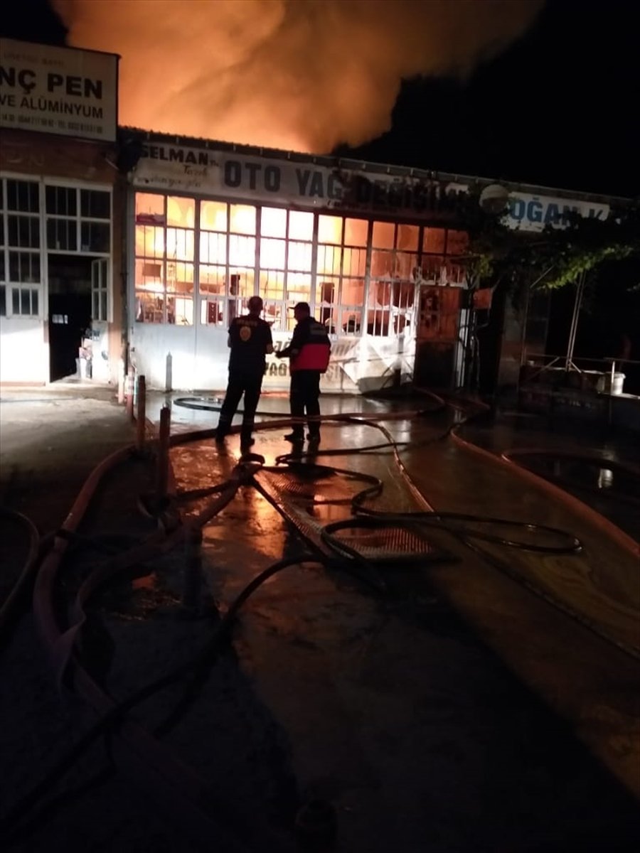 Akşehir Sanayisinde Yangın Paniği