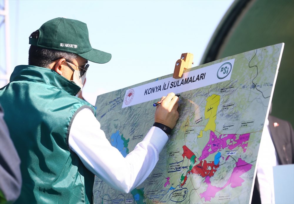 Konya Ovası 1. 2. Ve 3. Kısım Sulamaları Hizmete Alma Töreni