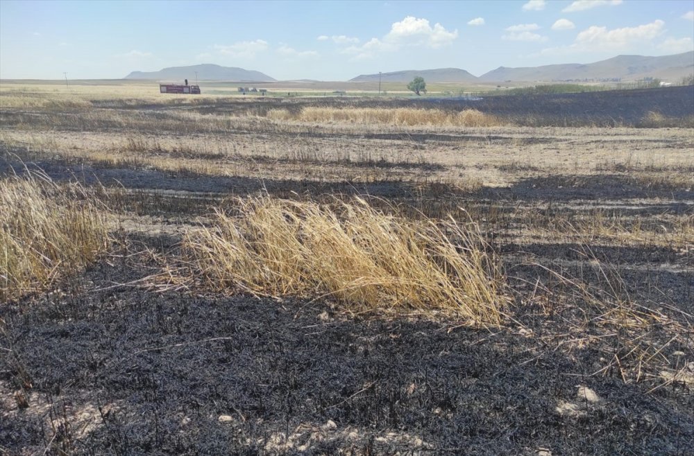 Kulu'da 3 Ayrı Yerde Çıkan Ekin Yangınında 50 Dekar Alan Yandı